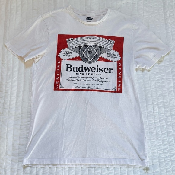 Old Navy Tops - Old Navy Budweiser Graphic Tee Size Small